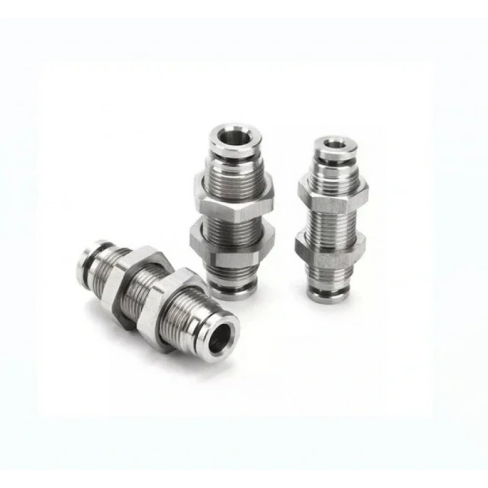 Metal Perde Geçişli Nipel Rekor Bağlantı 10mm