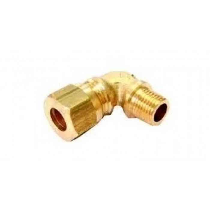 Sarı Pirinç Yüksüklü Dirsek 18mm - 3/4
