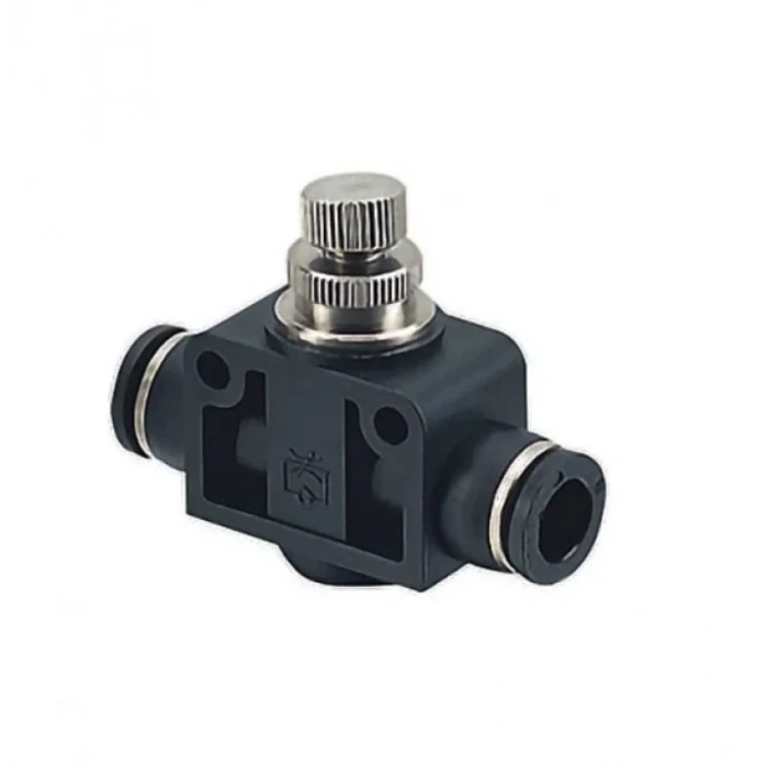 Pnömatik Hat Tipi Hız Ayar Valfi 12mm