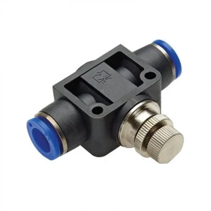 Pnömatik Hat Tipi Hız Ayar Valfi 10mm