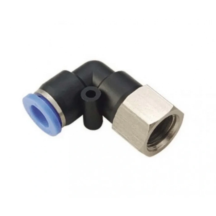 Pnömatik Dişi Dirsek Bağlantı 10mm - 1/4