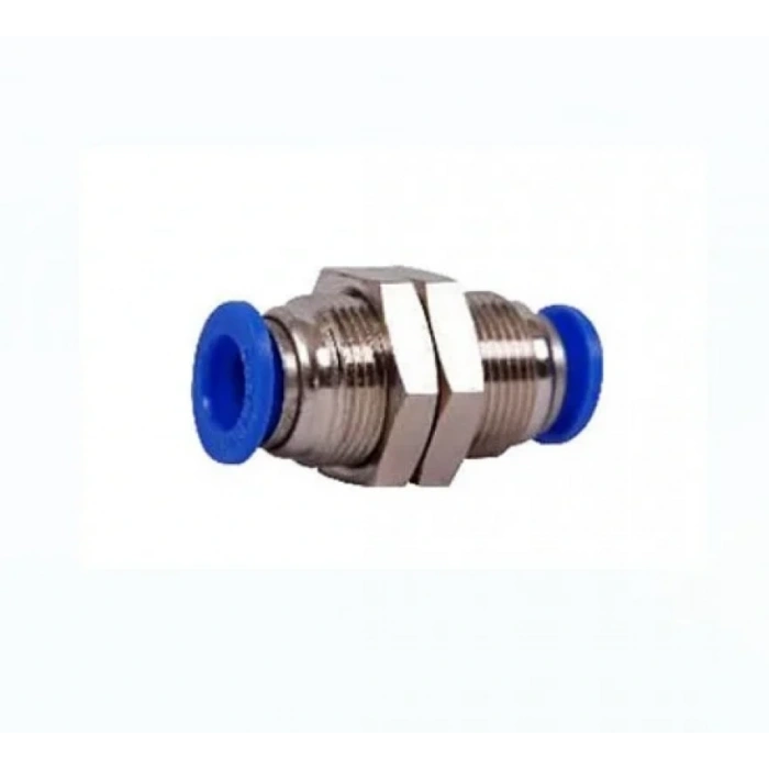 Pnömatik Perde Geçişli Nipel 14mm
