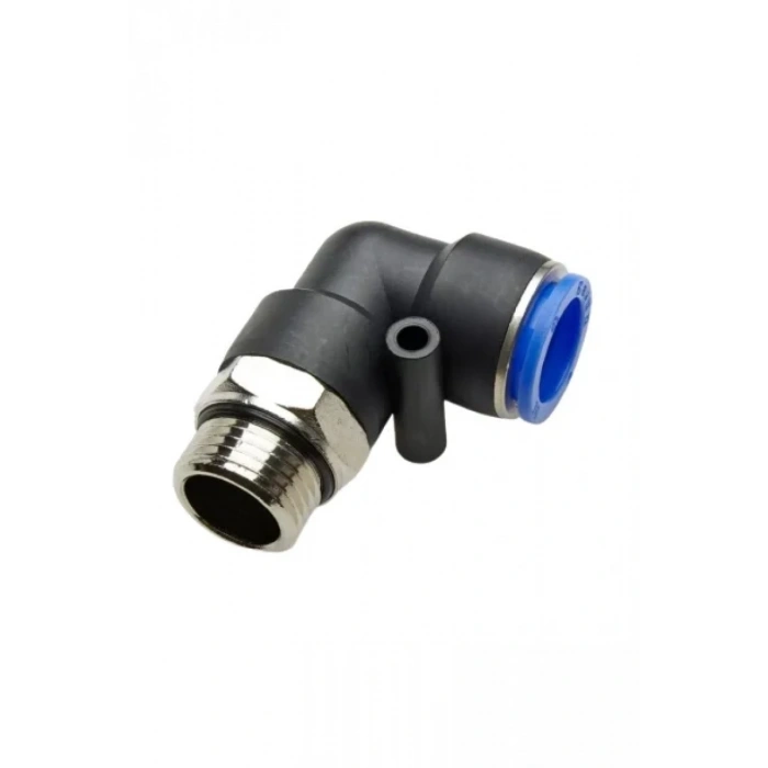 Pnömatik Dirsek Bağlantı 1/2 - 6mm
