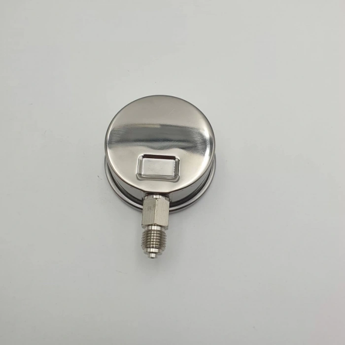 Manometre Gliserinli Alttan Çıkışlı Q63 - 0 - 16 Bar 1/4