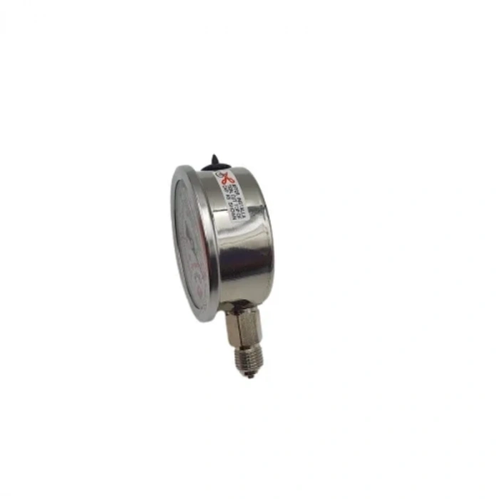 Vakummetre Gliserinli Alttan Çıkışlı Q63 - 0 - 1 - 760 Bar 1/4