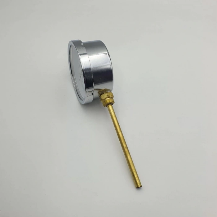 Termometre Alttan Çıkışlı Q100 - 0 - 160°C 15 Cm 1/2
