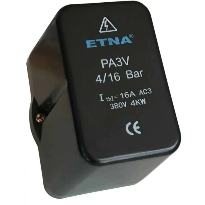 Etna Basınç Şalteri PA-3V 4Bar - 16Bar  380V 1/2