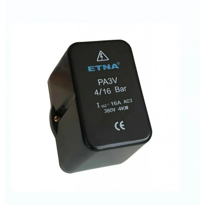 Etna Basınç Şalteri PA-3V 4Bar - 16Bar  380V 1/2