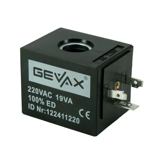 Gevax Valf Ventil Bobin 13.15mm - 12/24/110/220V Ac/Dc