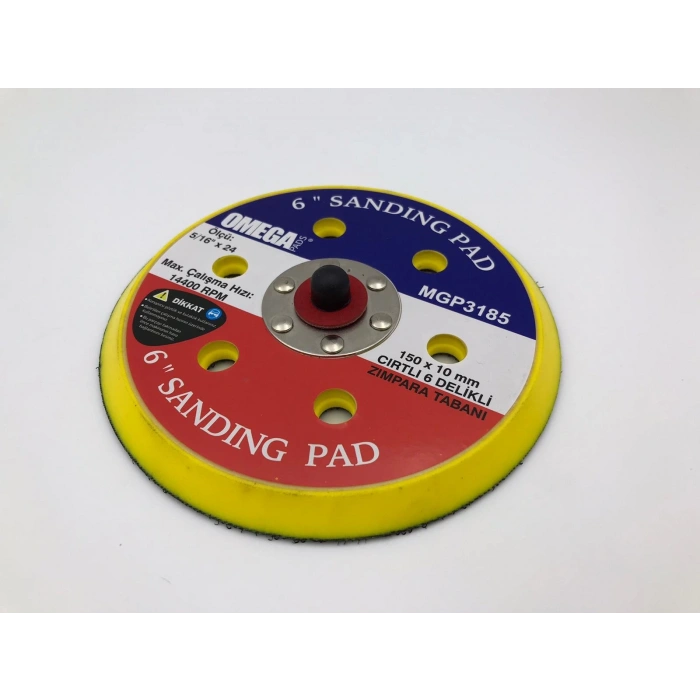 Havalı Zımpara Tabanı Delikli 150mm