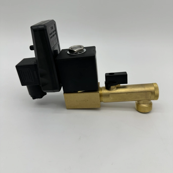 Kompresör Otomatik Su Tahliye Valfi Zaman Ayarlı 1/2 NK 12/24/220V Ac/Dc