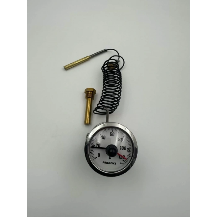 Kontaklı Gazlı Termometre Q60 - 0 - 120°C 2Mt Nc/No Cl 2.0