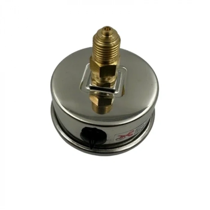 Manometre Gliserinli Arka Çıkışlı Q63 - 0 - 2.5 Bar 1/4