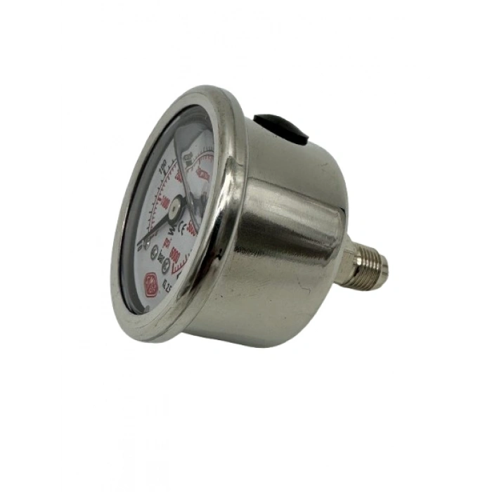 Manometre Gliserinli Arkadan Çıkışlı Q40 - 0 - 400 Bar 1/8 A Tipi
