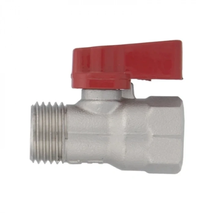 Mini Küresel Vana Erkek Dişi Kırmızı 3/8
