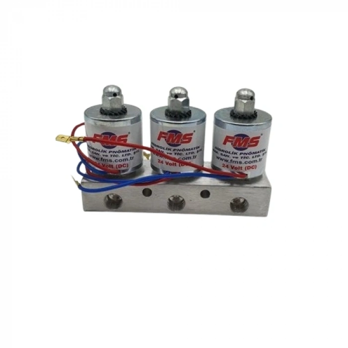 Pnömatik Damper Valfi Ventil Üçlü 12V/24V/110V/220V