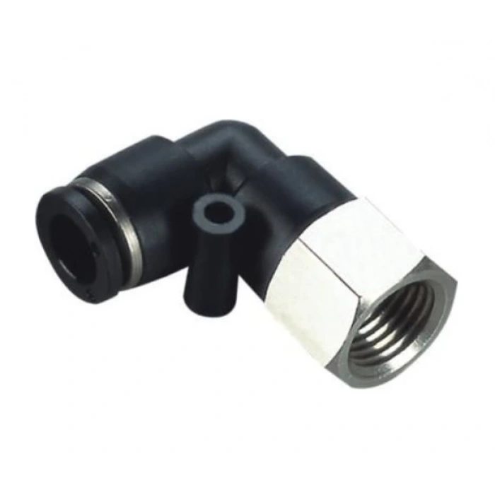 Pnömatik Dişi Dirsek Bağlantı 6mm - 1/4