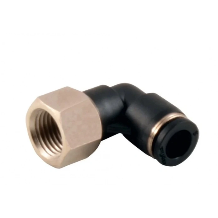 Pnömatik Dişi Dirsek Bağlantı 6mm - 3/8