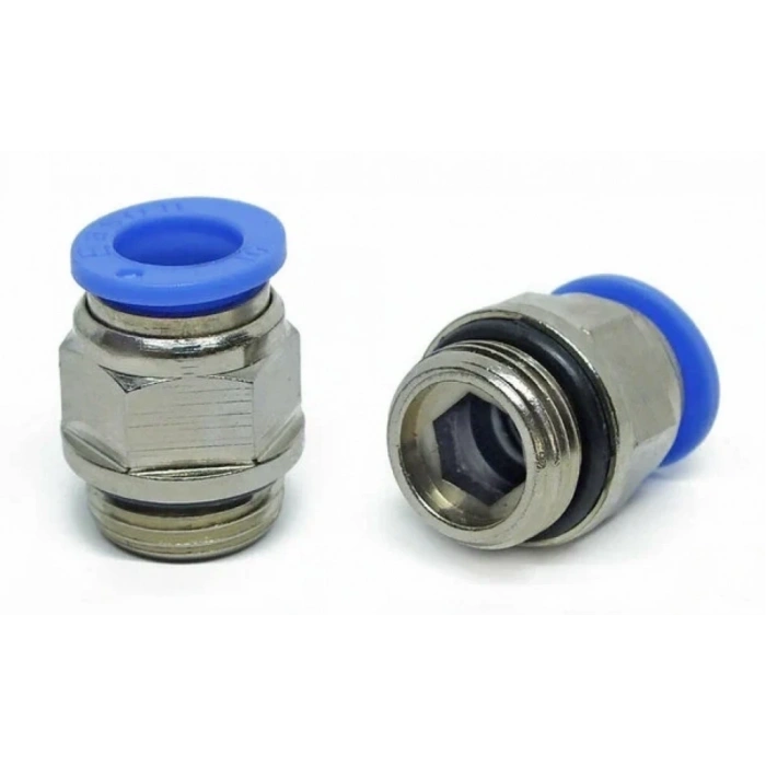 Pnömatik Mini Yuvarlak Rekor 3mm - M5