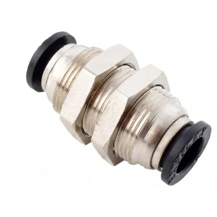 Pnömatik Perde Geçişli Nipel 4mm