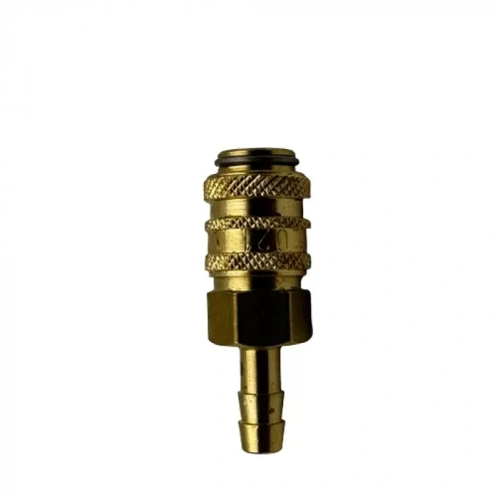 Pnömatik Sarı Stoper Otomatik Rekor Hortum Gövde T21 - 6mm