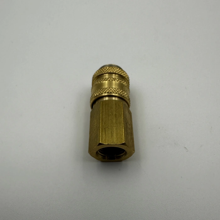 Pnömatik Sarı Stoper Otomatik Rekor Dişi Gövde T21 - 1/8