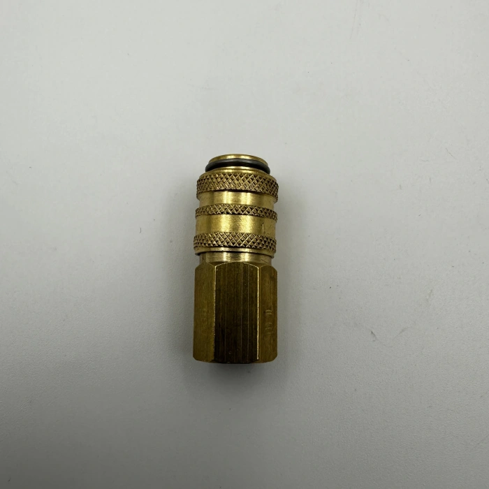 Pnömatik Sarı Stoper Otomatik Rekor Dişi Gövde T21 - 1/8