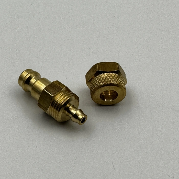 Pnömatik Sarı Stoper Otomatik Rekor Somun Sıkmalı Uç T21 - 4x6