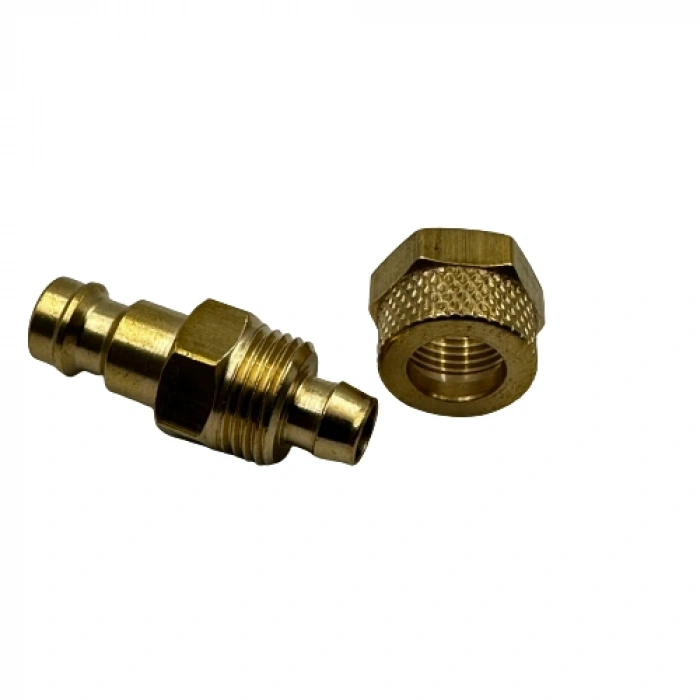 Pnömatik Sarı Stoper Otomatik Rekor Somun Sıkmalı Uç T21 - 6x8