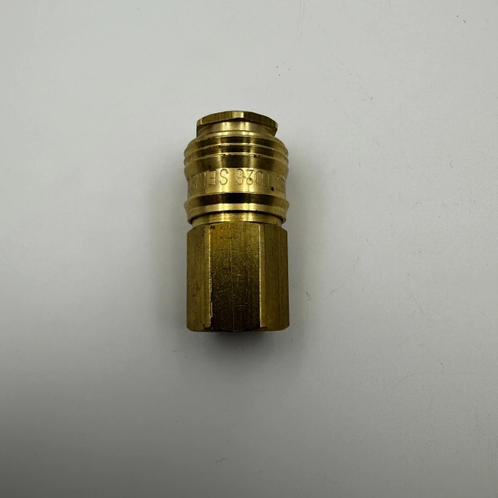 Pnömatik Sarı Stoper Otomatik Rekor Dişi Gövde T26 - 1/8