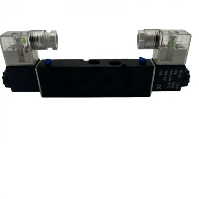 Pnömatik Valf Ventil Geniş Gövde 4V330C-08 1/4 - 5/3 BB K.M. 12V/24V/110V/220V