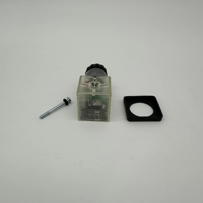 Pnömatik Valf Ventil Ledli Mini Soket 9.4mm 12 Ac/Dc