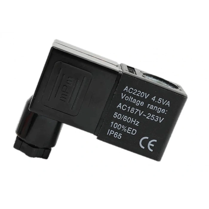 Pnömatik Valf Ventil Bobin Ve Soket 9mm - 12/24/110/220V Ac/Dc