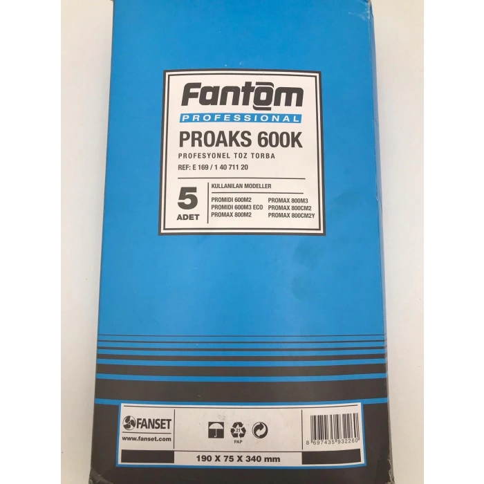 Profosyonel Kagıt Toz Torbası 5Li