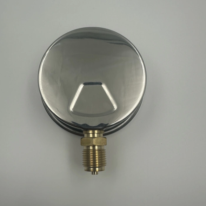 Manometre Gliserinli Alttan Çıkışlı Q100 - 0 - 25 Bar 1/2