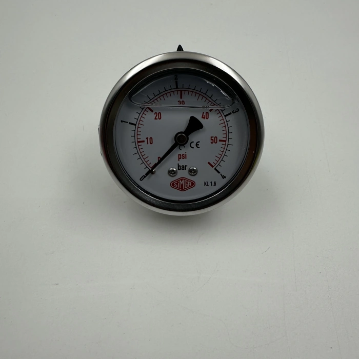 Q 63 - 0 - 4 BAR 1/4 GLİSERİNLİ PANO TİPİ MANOMETRE