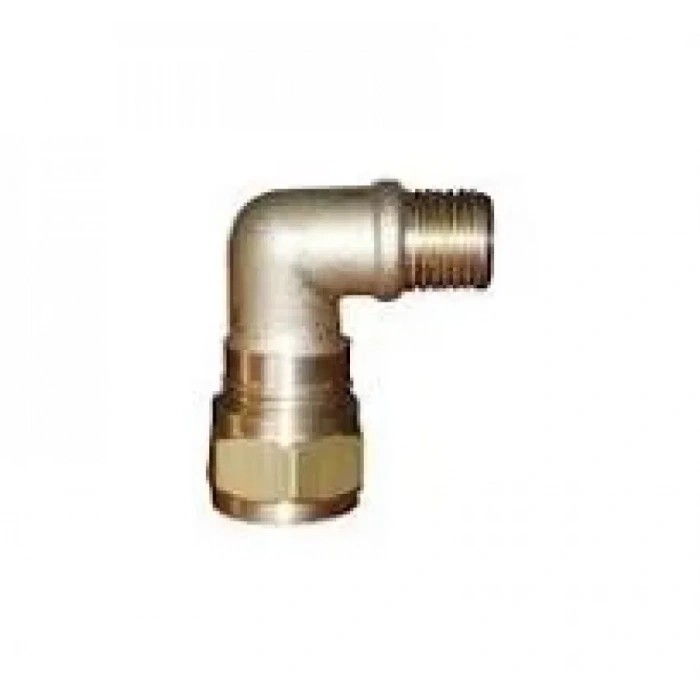 Sarı Pirinç Yüksüklü Dirsek 4mm - 1/8