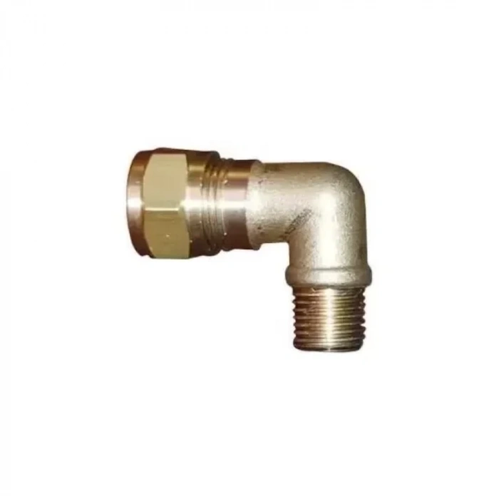 Sarı Pirinç Yüksüklü Dirsek 4mm - 1/8