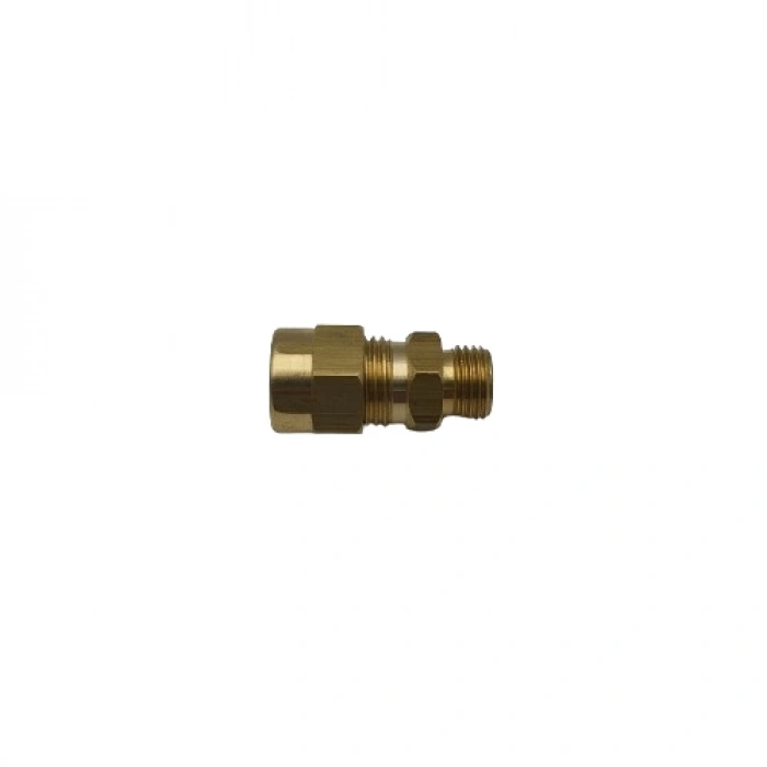 Sarı Pirinç Yüksüklü Rekor 1/4 - 10mm