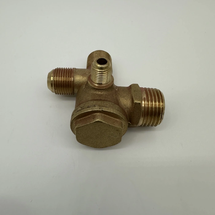 Sessiz Yağsız Kompresör Çekvalfi Çift Girişli 1/2 - 3/8 - M10x1