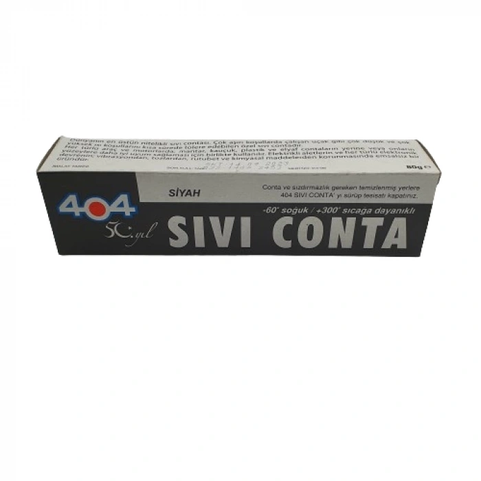 Siyah Sıvı Conta 80 Gr