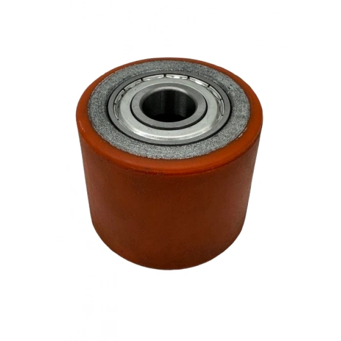 Transpalet Tekeri Döküm Poliüretan Kaplamalı Bilyalı Rulmanlı 85x60x20