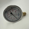 Manometre Gliserinli Alttan Çıkışlı Q100 - 0 - 100 Bar 1/2
