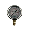 Manometre Gliserinli Alttan Çıkışlı Q63 - 0 - 100 Bar 1/4
