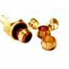 Sarı Pirinç Yüksüklü Dirsek 18mm - 3/4