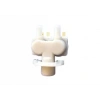 Solenoid Ventil Vana İkili Düz N.K. 3/4 - 10.5mm 12 / 24 / 220 Ac / Dc
