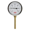Termometre Alttan Çıkışlı Q100 - 0 - 160°C 15 Cm 1/2