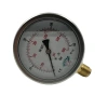 Manometre Gliserinli Alttan Çıkışlı Q100 - 0 - 40 Bar 1/2