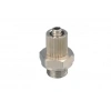 Metal Mini Somun Sıkmalı Düz Rekor 1.5x3mm - M5