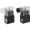 Pnömatik Valf Ventil Bobin Ve Soket 10mm - 12/24/110/220V Ac/Dc